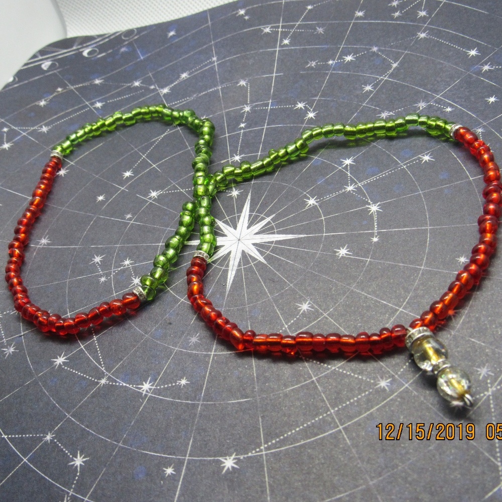 Christmas Mala necklace